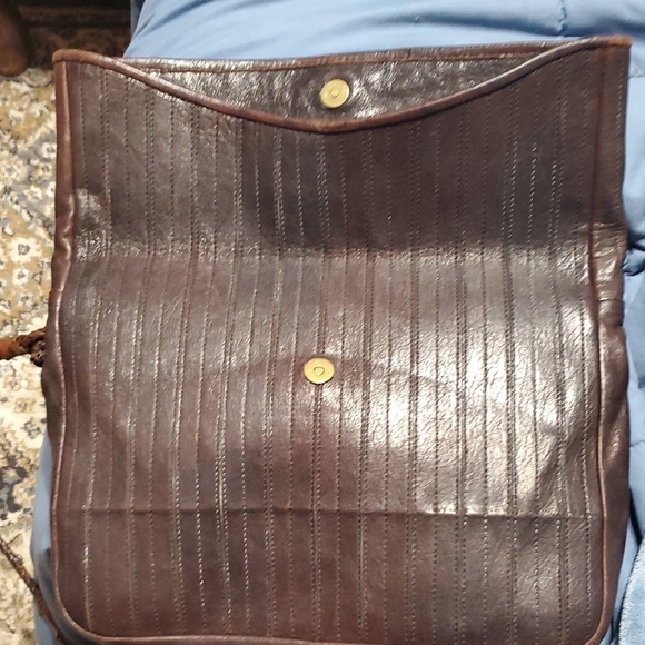 Roberto Cavalli Brown Crossbody Bag with Vintage Leather - Picture 7 of 14